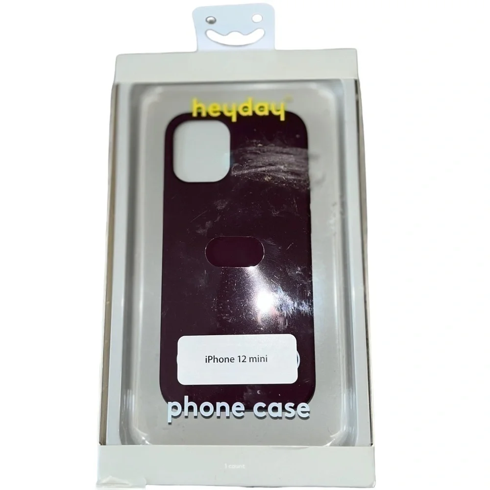 NEW in Box Heyday Apple iPhone 12 Mini Silicone Phone Case - Mulberry 1